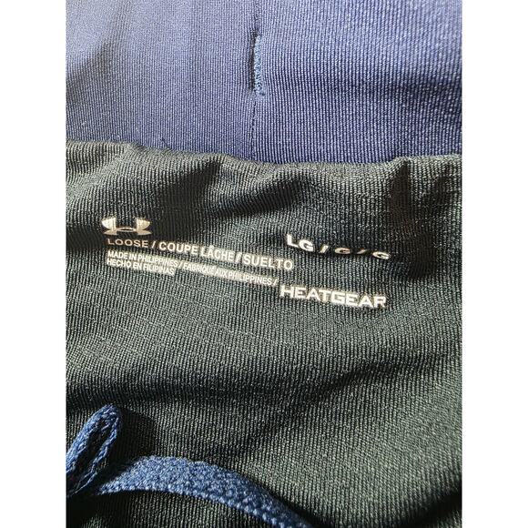 UNDER ARMOUR Dark Blue Heat Gear Active Running Outdoor Gym Shorts SZ L - Picture 4 of 9